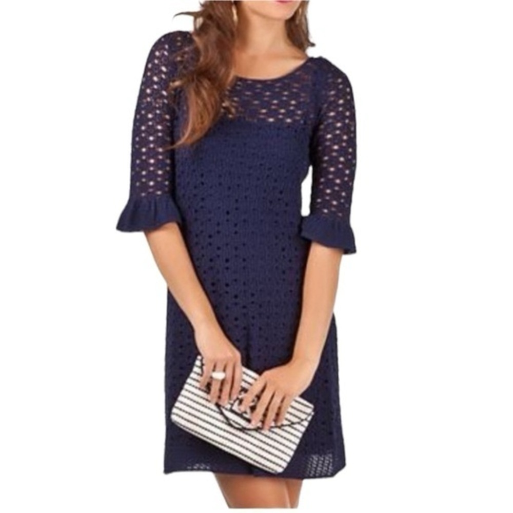 Lilly Pulitzer Shauna Crochet shift dress